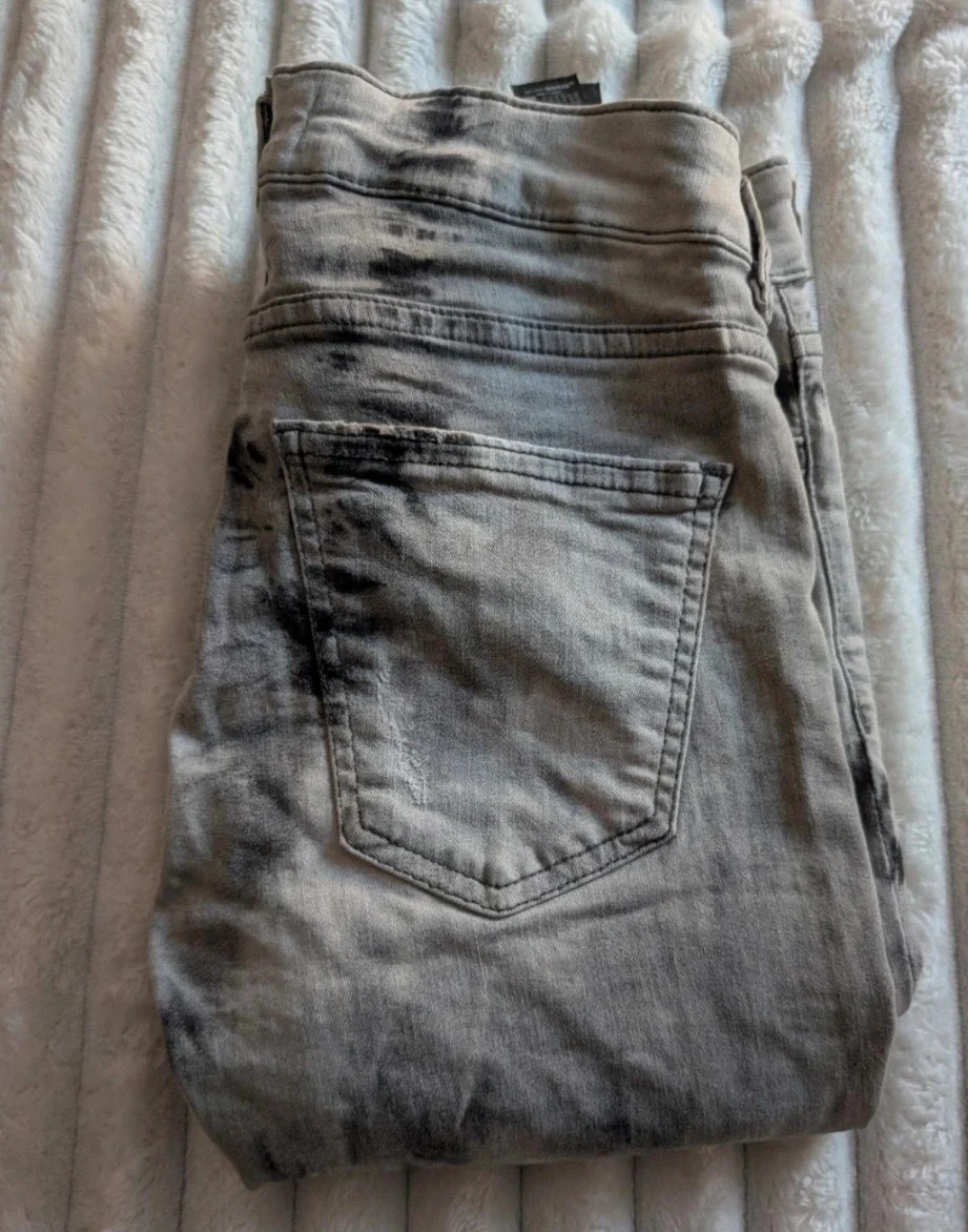 Magnífico Jeans skinny efeito tie-dye / desbotado Zara – photo 10